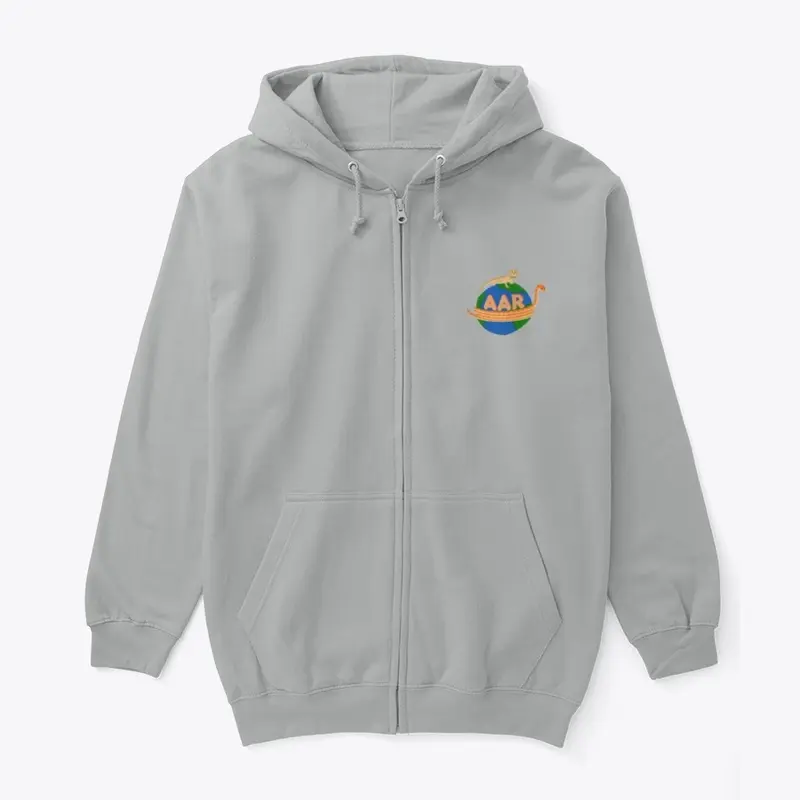 All Around Reptiles Logo - Zip Hoodie