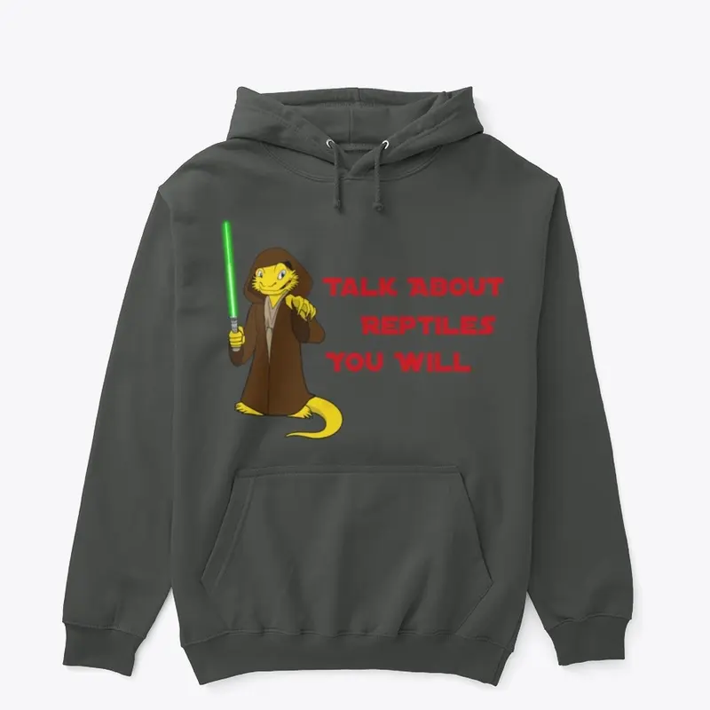 Bearded dragon Padawan - slogan - Hoodie