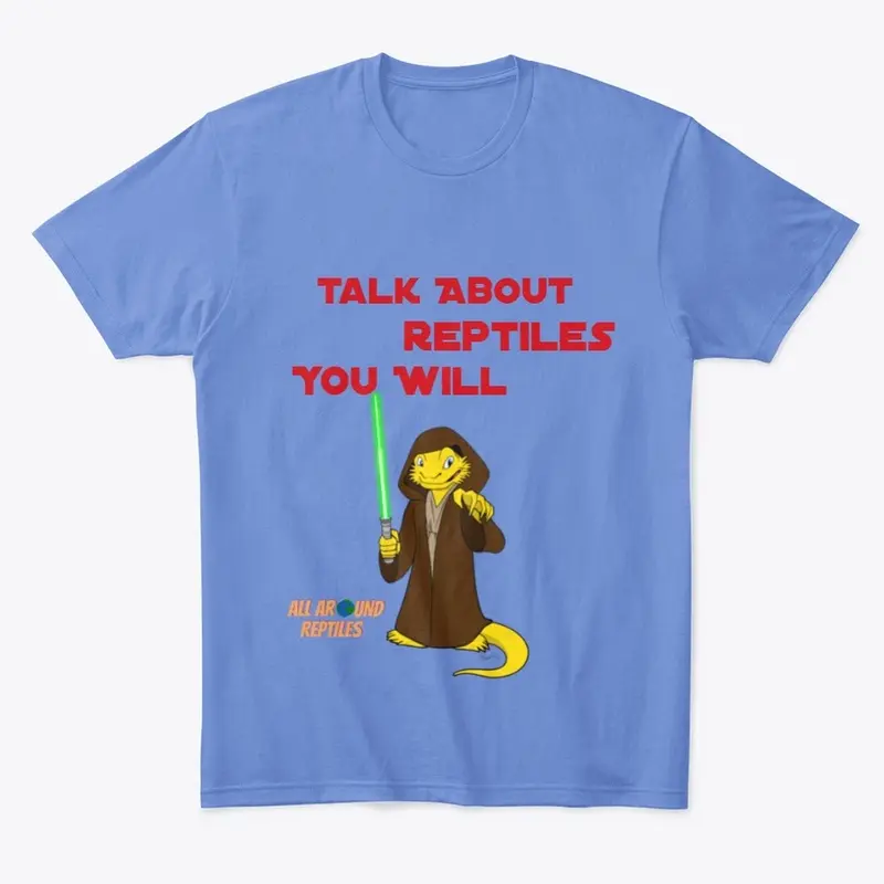 Bearded dragon Padawan - slogan - Tee